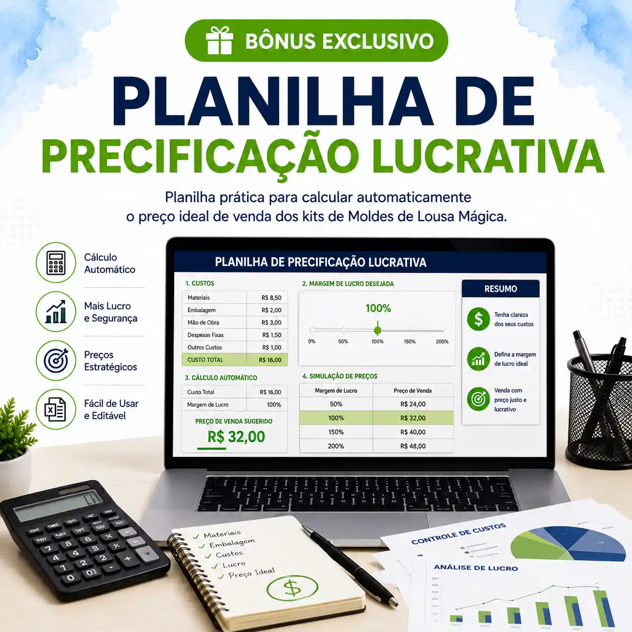 Planilha de Precificação Lucrativa